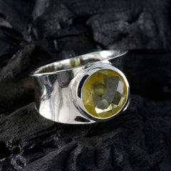 Eva Armor Yellow Solitaire Band