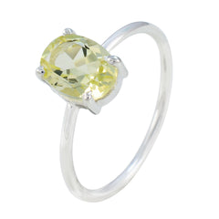 Mei Fairytale Yellow Solitaire Ring