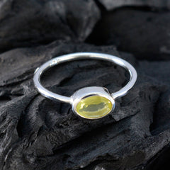 Harper Sophisticated Yellow Solitaire Ring