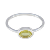Harper Sophisticated Yellow Solitaire Ring Lemon Quartz Yellow