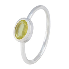 Harper Sophisticated Yellow Solitaire Ring