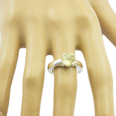 Carolina Romantic Yellow Solitaire Ring