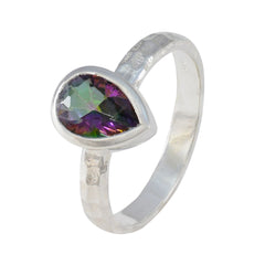 Violet Sophisticated multicolor Solitaire Ring