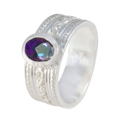Maya Twist multicolor Solitaire Band