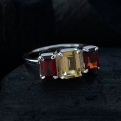 Aurora Trendy multicolor Trilogy Ring