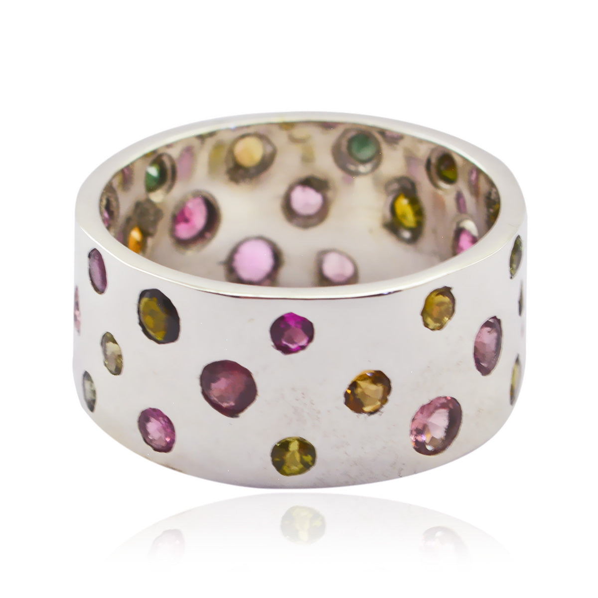 Putri Eternity multicolor multiple Band Multi Stone Multicolor