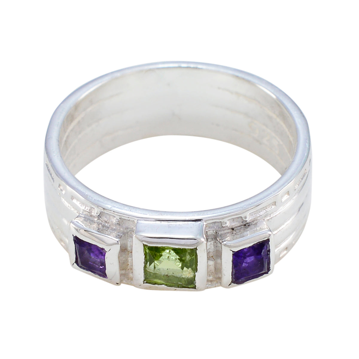 Natalia Boho multicolor Trilogy Band Multi Stone Multicolor