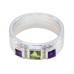 Natalia Boho multicolor Trilogy Band Multi Stone Multicolor