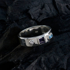 Ana Abstract multicolor Trilogy Band