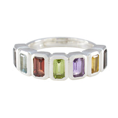 Dewi Modern multicolor Hepta Band Multi Stone Multicolor