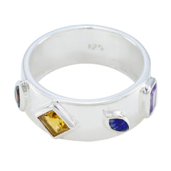 Isla Abstract multicolor quarter Band Multi Stone Multicolor