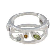 Alice Bubble multicolor multiple Band Multi Stone Multicolor