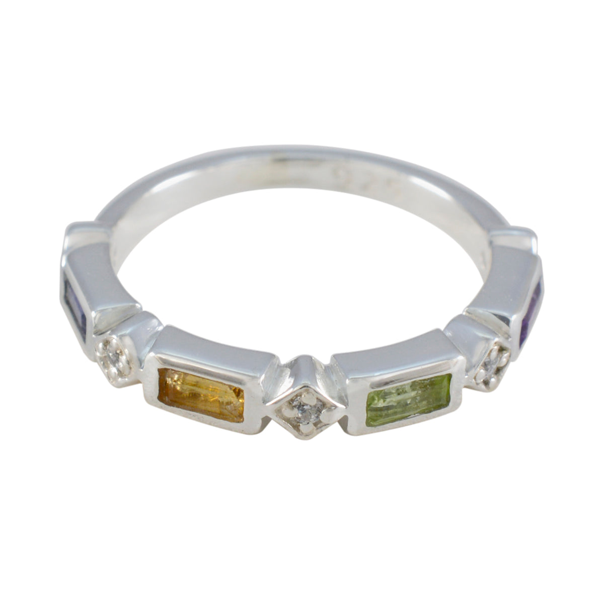 Putri Trendy multicolor quarter Band Multi Stone Multicolor