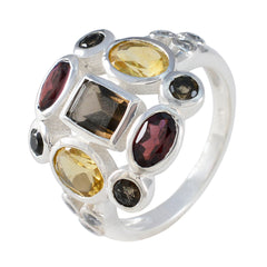 Evelyn Cocktail multicolor Navratna Ring