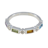 Emily Trendy multicolor quarter Band Multi Stone Multicolor