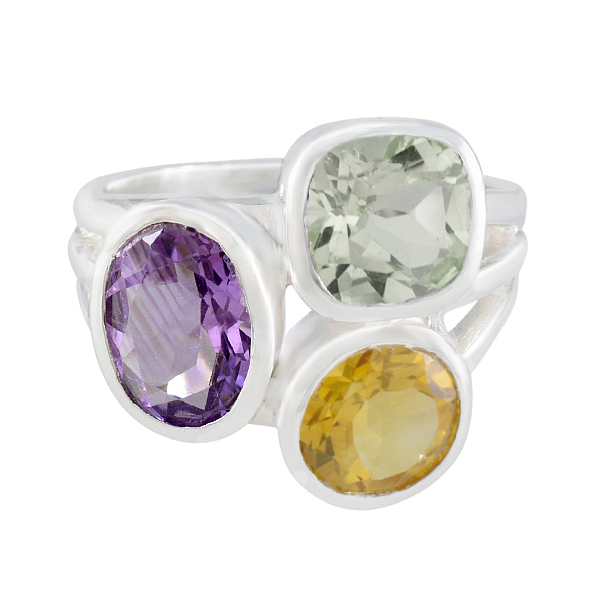 Fernanda Cocktail multicolor Trilogy Ring Multi Stone Multicolor