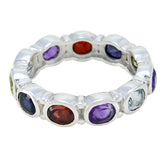 Nisa Eternity multicolor multiple Band Multi Stone Multicolor