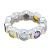 Ángeles Eternity multicolor multiple Band Multi Stone Multicolor