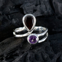 Florencia Contemporary multicolor Toi et Moi Ring