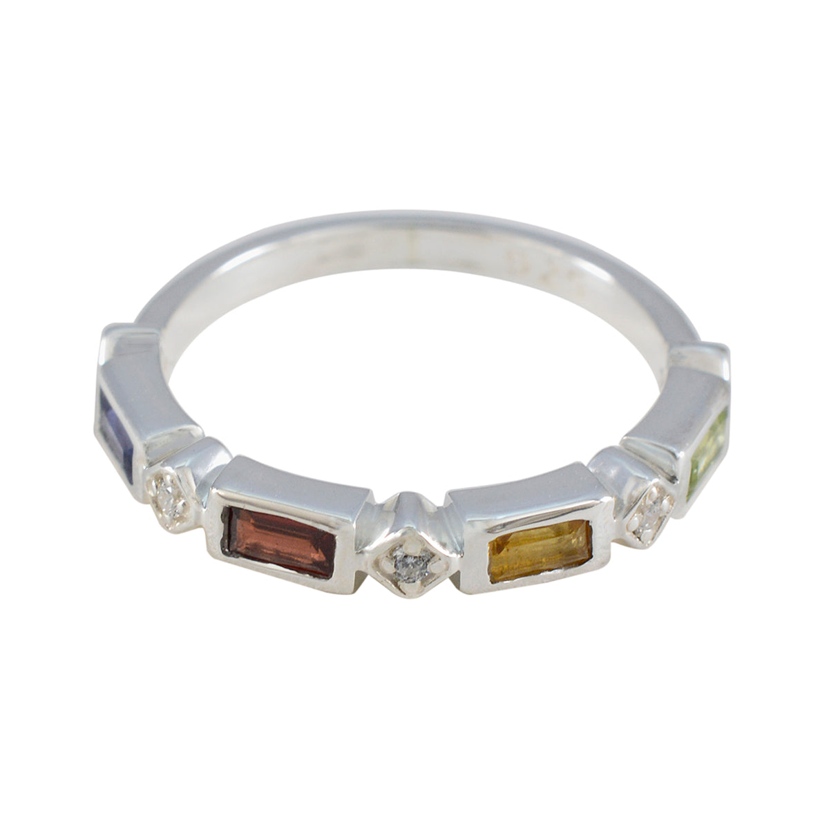 Eva Trendy multicolor quarter Band Multi Stone Multicolor