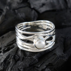 Lucia Rope-Wire White Solitaire Band