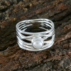 Lucia Rope-Wire White Solitaire Band