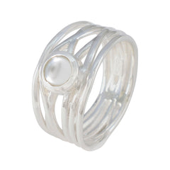 Lucia Rope-Wire White Solitaire Band