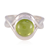 Micaela Luxurious Green Solitaire Ring Peridot Green