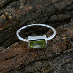 Natcha Fairytale Green Solitaire Ring