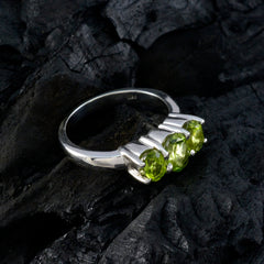 Ayesha Romantic Green Trilogy Ring