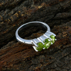 Ayesha Romantic Green Trilogy Ring