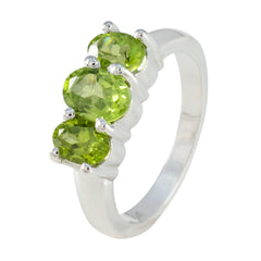 Ayesha Romantic Green Trilogy Ring