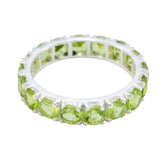 Soo-jin Eternity Green multiple Band Peridot Green