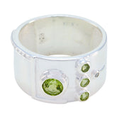Isabella Abstract Green quarter Band Peridot Green