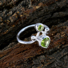 Skylar Glamorous Green Toi et Moi Ring