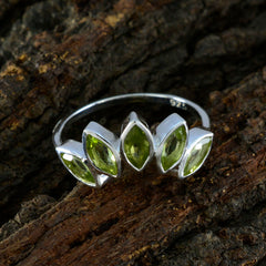 Jia crown Green Penta Ring