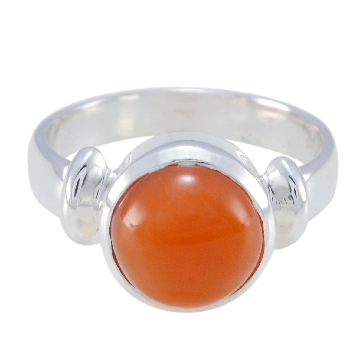 Amelia Contemporary Red Solitaire Ring Red onyx Red