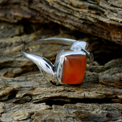 Natalie Contemporary Red Solitaire Ring