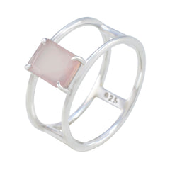 Yasmin Geometric Pink Solitaire Band