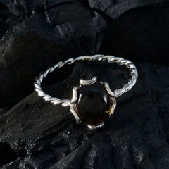 Liyana Twist Brown Solitaire Ring