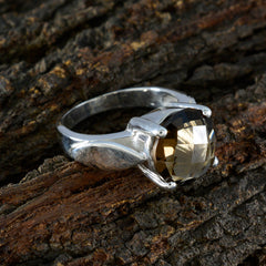 Nisa Fairytale Brown Solitaire Ring