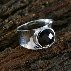 Freya Armor Brown Solitaire Band