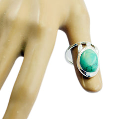 Violet Signet Turquoise Solitaire Ring