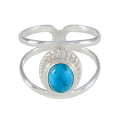 Penelope Ethnic Turquoise Solitaire Ring Turquoise Blue