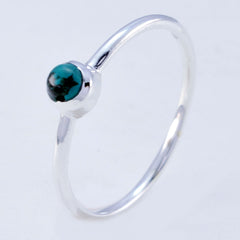 Ayaka Graceful Turquoise Solitaire Ring