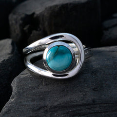 Noelia Sophisticated Turquoise Solitaire Ring