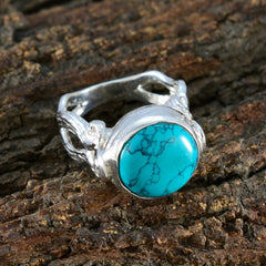 Kennedy Abstract Turquoise Solitaire Ring