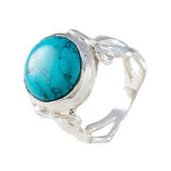 Kennedy Abstract Turquoise Solitaire Ring