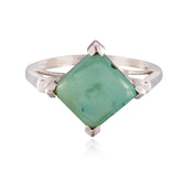 Patricia Glamorous Turquoise Solitaire Ring Turquoise Blue