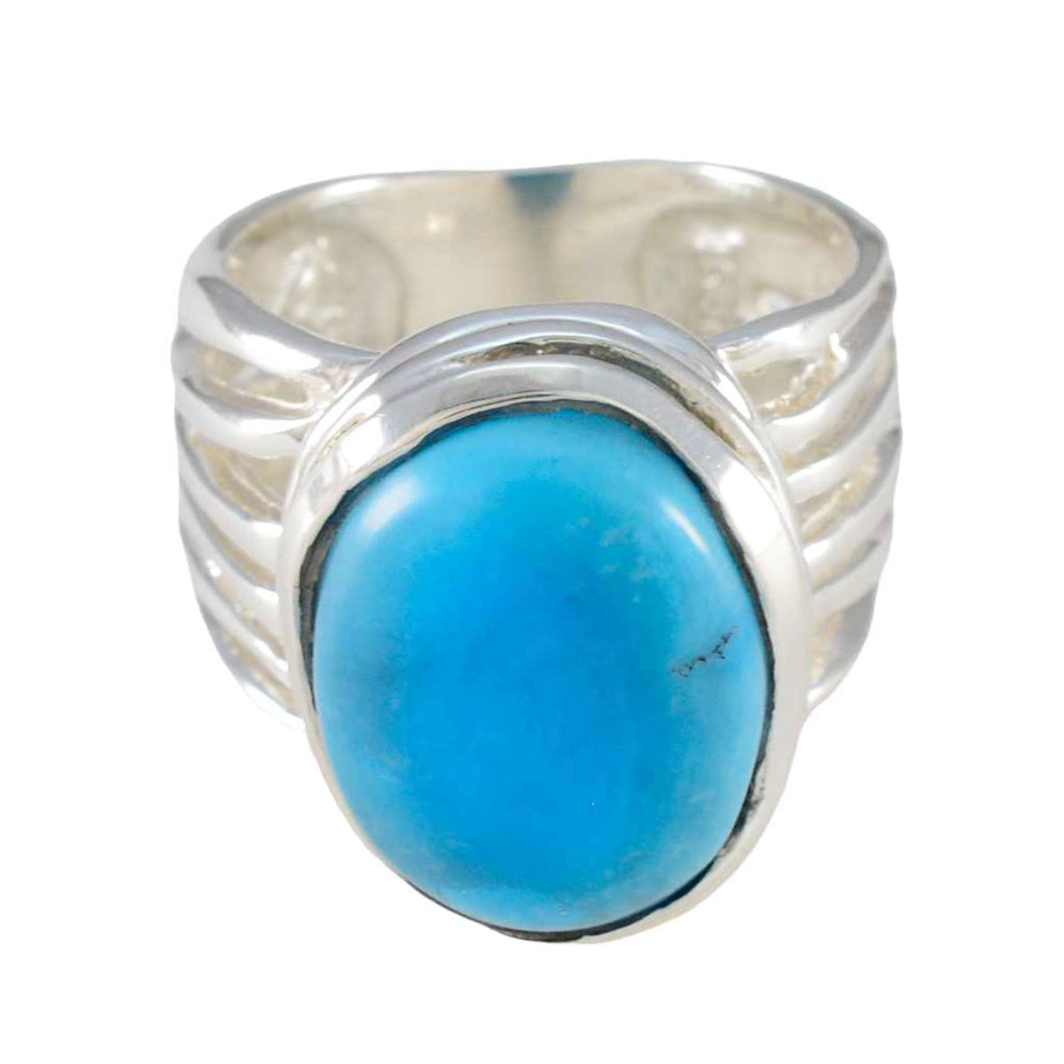 Ellie Armor Turquoise Solitaire Ring Turquoise Blue